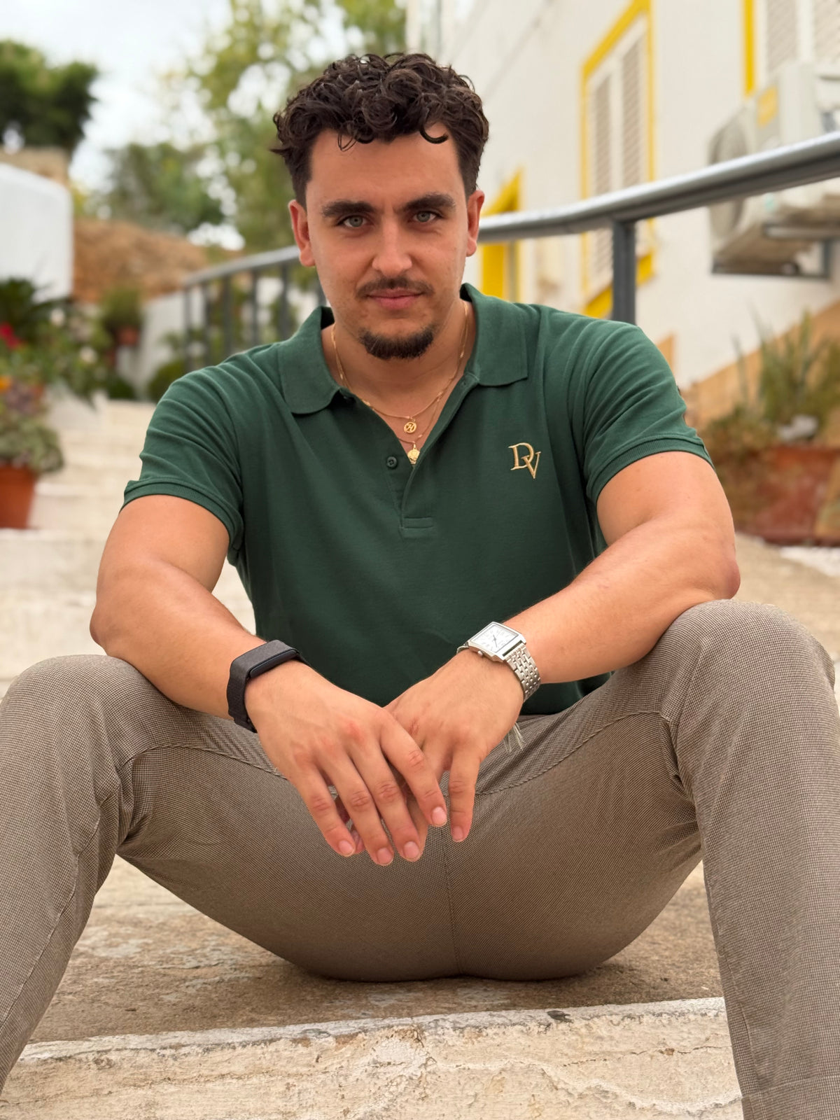 Danvari Essential Polo — Timeless Green