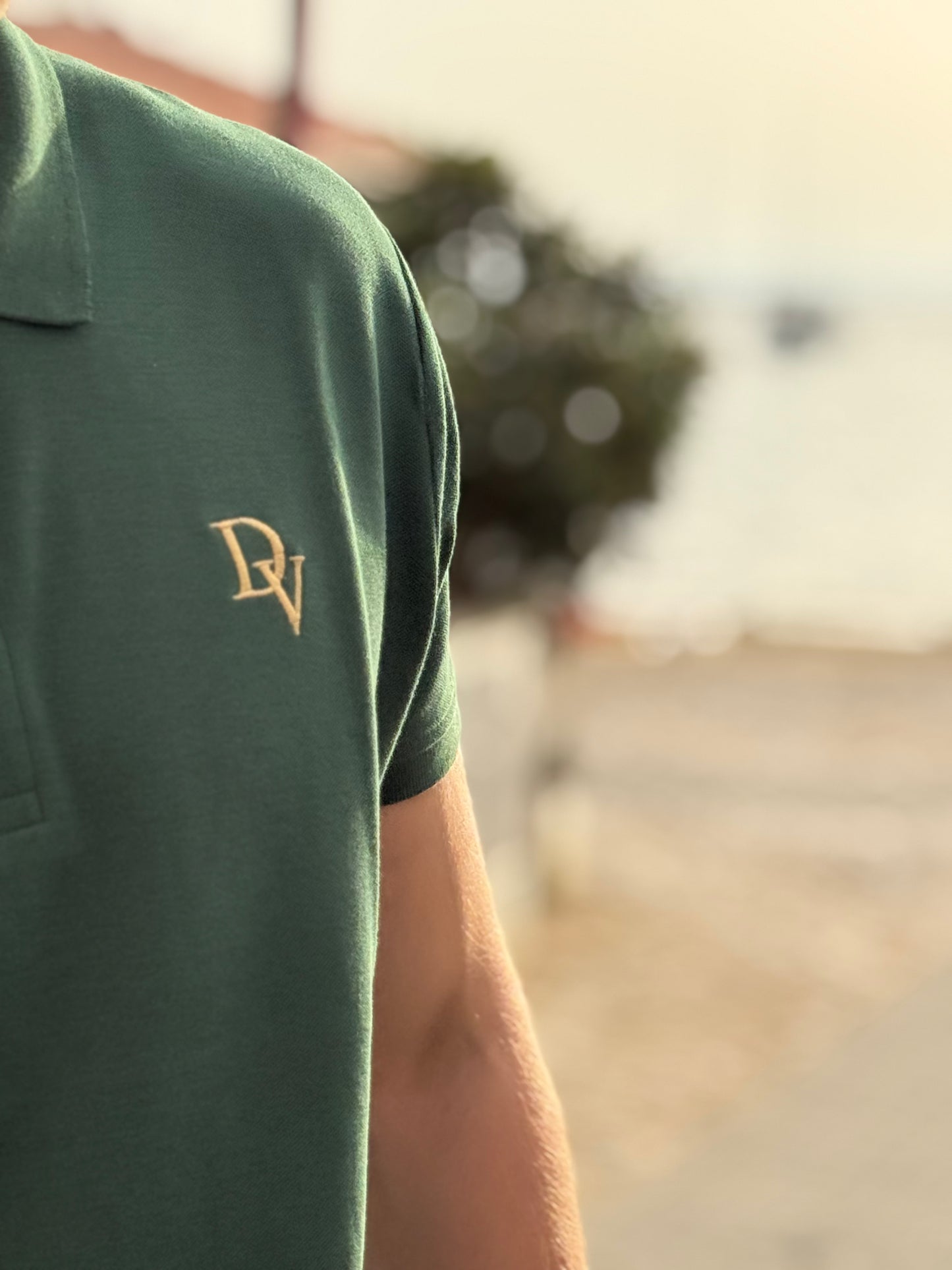 Danvari Essential Polo — Timeless Green